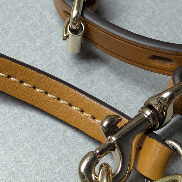 Dooney & Bourke Wayfarer Domed Crossbody Brown Leather Bag - Picture 6 of 15